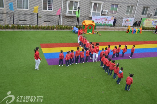 北京紅纓加盟園“陽光體育”隊列展示