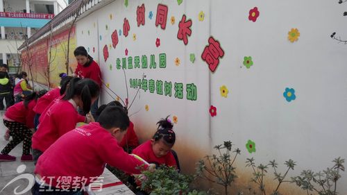 四川北川紅纓藍(lán)天幼兒園開(kāi)展春植樹(shù)活動(dòng)