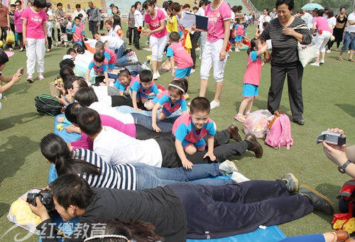 河北固安紅纓小神龍幼兒園陽光體育運動會